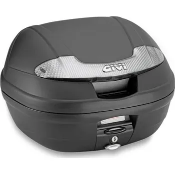 Zavazadlo na motocykl E340NT2 Vision kufr GIVI černý s čirými odrazkami (Monolock s vlastní plotnou), objem 34 ltr.