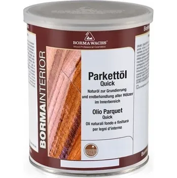 Olej na dřevo Olej na dřevěné podlahy Borma Wachs 4951-HW.PLS 1 l lesklý