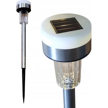 Venkovní osvětlení Solární lampa zapichovací Cortina stříbrná 37 cm 1 ks