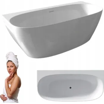 Vana RIHO OMEGA 170x80 sifon chrom forma slim B094001005 volně stojící 170 x 80 cm