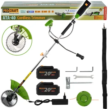 Procraft ATA-40C 2x 4,0 Ah + nabíječka