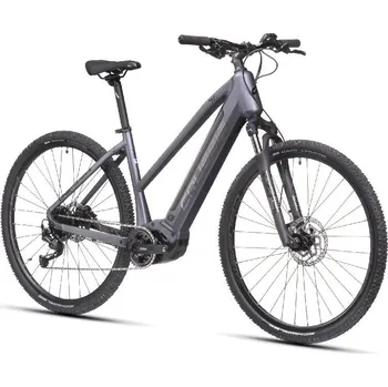 Elektrokolo Elektrokolo CRUSSIS ONE-Cross low 7.10-(720 Wh) 20Ah 28" ŠEDÁ ČERNÁ 2025 rám 16" + DOPRAVA ZDARMA