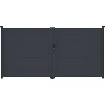Brána G21 Orlando 350x173 cm dvoukřídlá, antracitová