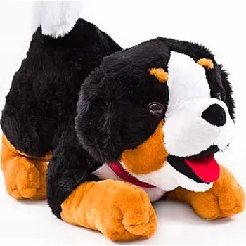 plyšák PLYŠÁK PES BUREK VELKÝ PLYŠOVÝ MAZLÍČEK PŘÍTULNÍČEK