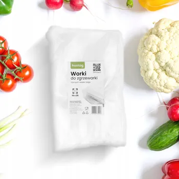 VAKUOVÉ SÁČKY FÓLIE PRO VAKUOVÉ BALENÍ 15x25 cm 50 Ks. HUSLOG