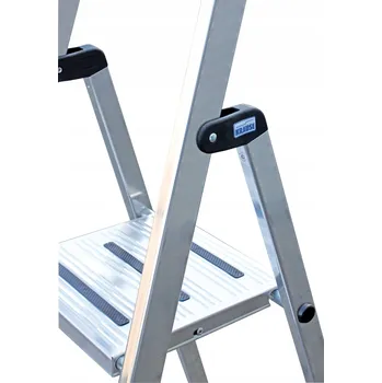 Žebřík Žebřík žebřík Krause 3-stupňový Safety 126313, stříbrný