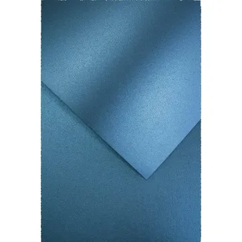 Barevný papír Galeria Papieru ozdobný papír A4 Millenium safírová 220g, 20ks