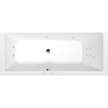 Vana MIMOA hydromasážní vana, 170x80x39cm, Attraction Hydro, chrom