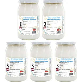 Rostlinný olej Kokosový olej nerafinovaný brat 900 ml