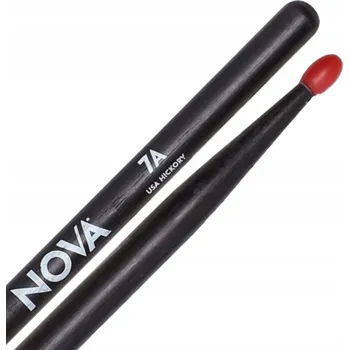 Bicí nástroj Vic Firth Nova 7A Black Nylon paličky pro bicí