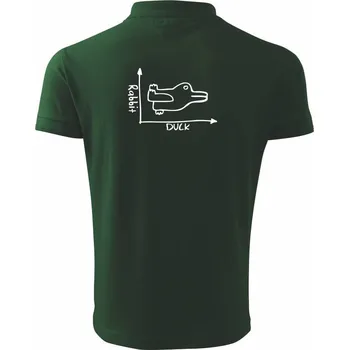 Pánská košile Duck Rabbit - Polokošile pánská Pique Polo 203 - 3XL ( Lahvově zelená )