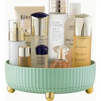 Organizér na kosmetiku Otočný organizér na kosmetiku mátový 1 ks