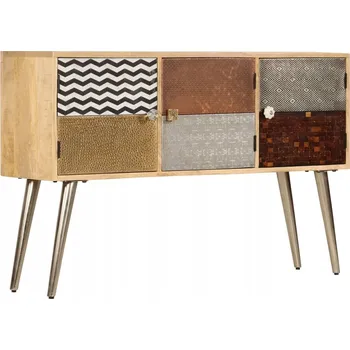 Komoda Komoda VidaXL 120 x 30 x 75 cm, růžové odstíny, matná