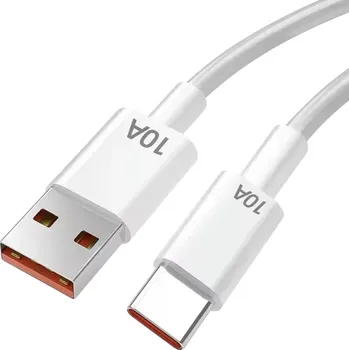 Datový kabel Rychlonabíjecí USB C na USB A kabel 120W 1.5 m nylonový pletený kabel super rychlý datový kabel pro mobilní zařízení 12V 10A