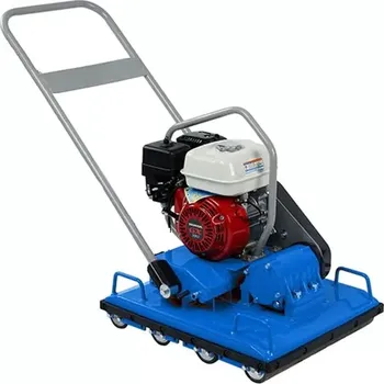 Vibrační deska Válečková vibrační deska na velkoformátovou dlažbu a dlažbu, pracovní šířka 55 cm, benzínový motor HONDA GX160, 110 kg, 10,5 kN, BTPR550H BETON TROWEL (BETON TROWEL)
