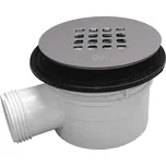 GSI Vaničkový sifon, průměr 90mm, DN40, nízký, krytka cenere mat, PILDSR217