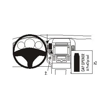 Brodit ProClip montážní konzole na palubní desku pro Toyota Corolla Verso 04-09, 853477