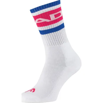 Pánské ponožky Tenisové ponožky HEAD SOCKS TENNIS 1P CREW Barva: Růžová/modrá, Velikost: 35-38
