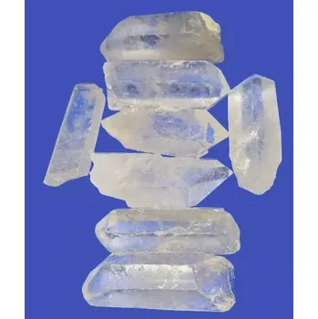 Přírodní kámen Křišťálové špice 6–8 cm – vysoká čistota, přírodní krystaly z Brazílie, balení 500 g (AKCE jsou 6-8 cm)