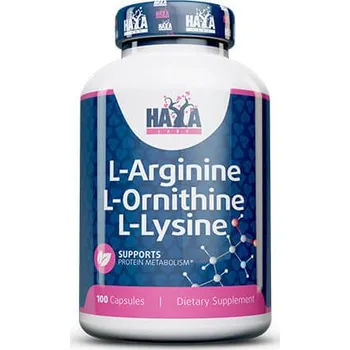 Haya Labs L-arginine / L-Ornitine / L-Lysine 100 kapslí