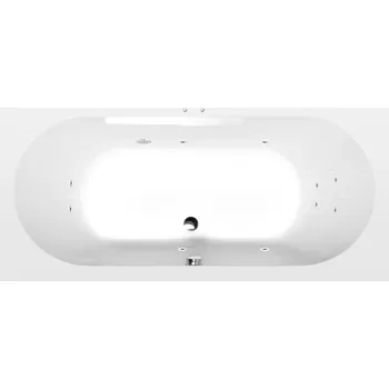 Vana LEVANA hydromasážní vana, 170x80x39cm, Active Hydro, chrom