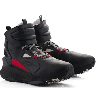 Moto obuv Boty SPEEDSTREET, ALPINESTARS (černá/béžová/červená) 2026 (Velikost: 42)