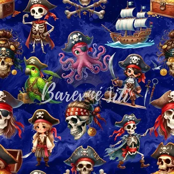 Úplet, Kreslení piráti (E) (Top kvalitní úplet Bella digitisk)