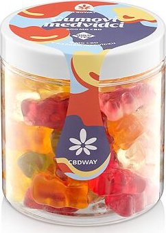 CBD WAY Medvídci bez cukru 500 mg 200 g