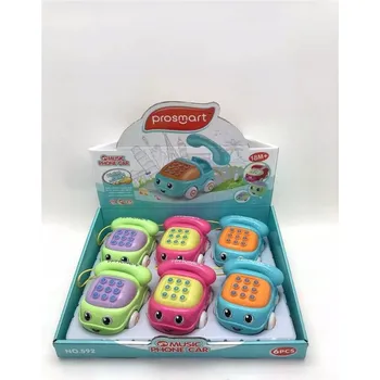 Hračka pro nejmenší HRAČKA SVĚTLO zvuk AUTÍČKO TELEFON Pro Děti