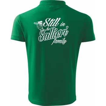Pánská košile Still In The Sallieri Family - Polokošile pánská Pique Polo 203 - 4XL ( Středně zelená )