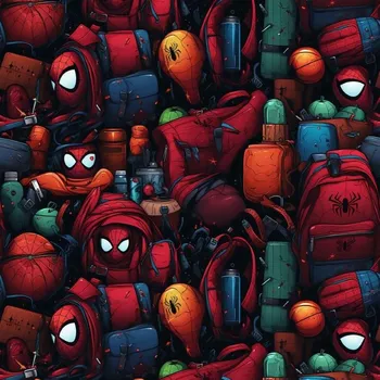 Úplet Spiderschool (E) (Top kvalitní úplet Bella digitisk)