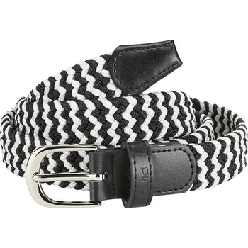 Opasek Ping stretch webbing dámský opasek, bílo/černý