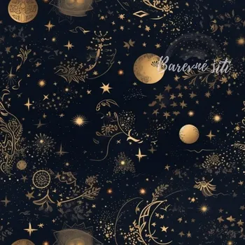 Úplet Zlatavé prvky na tmavé (E) (Top kvalitní úplet Bella digitisk)