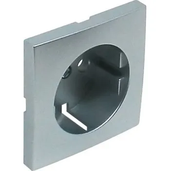 Elektrická zásuvka ELKO EP 90631 TAL - hliník Kryt zásuvky Schuko 90631TAL