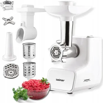 Kuchyňský mlýnek Mlýnek na maso Zelmer ZMM 3512B bílý, 1500 W