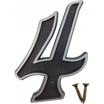 Domovní cedule ČÍSLICE ČÍSLA PÍSMENA NA DŮM BUDOVU DVEŘE ČÍSLO ADRESA TABULKA REFLEXNÍ 15CM 4