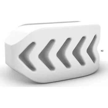 Silikonový čelistní posilovač nové generace pro tvarování čelisti a posílení žvýkacích svalů 40, 50 až 60 lbs podle varianty bílá