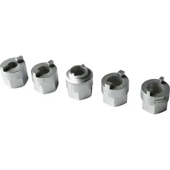 Hlavice na montáž a demontáž vrchní matice tlumiče, sada 5 ks - ASTA A-SN005