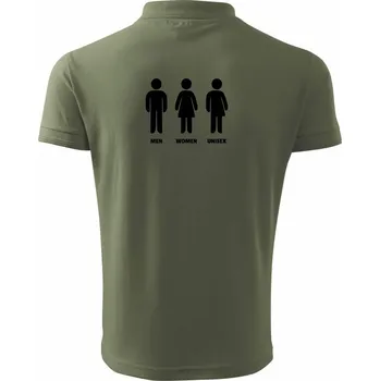 Pánská košile Man Woman Unisex - Polokošile pánská Pique Polo 203 - S ( Khaki )