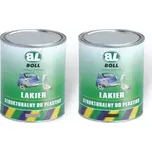 Strukturální lak na plast černý BOLL 001401, 1000ml
