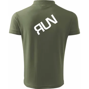 Pánská košile Run - Polokošile pánská Pique Polo 203 - S ( Khaki )