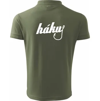 Pánská košile Hákuj - Polokošile pánská Pique Polo 203 - 4XL ( Khaki )
