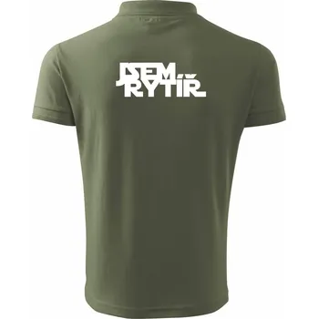 Pánská košile SW - Jsem rytíř - Polokošile pánská Pique Polo 203 - 2XL ( Khaki )