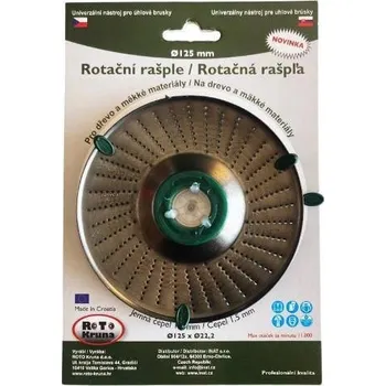 Brusný kotouč Brusný kotouč Roto 125 x 1.5 x 22.2 mm