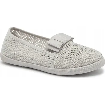 Dívčí tenisky ŠEDÉ DÍVČÍ TENISKY NA NAZUTÍ LOLISA 33