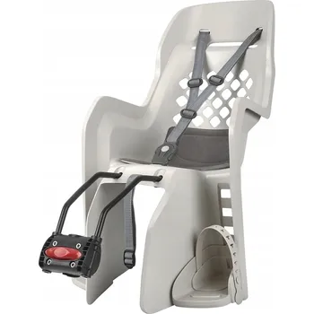 cyklosedačka Zadní dětská sedačka na kolo Polisport JOY FF šedá