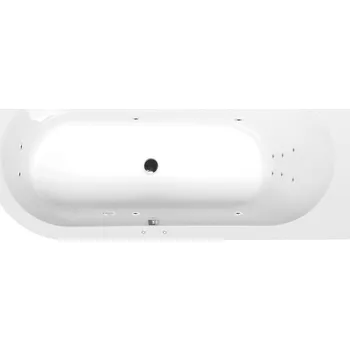 Vana ASTRA R hydromasážní vana, 165x80x48cm, Attraction Hydro, chrom