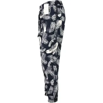 Dámské kalhoty Dámské letní kalhoty modrá