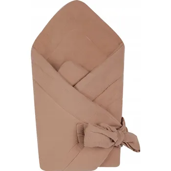 Zavinovačka Mušelínový kokon pro miminko 100% bavlna zavinovačka pro kojence hnědý