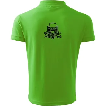 Pánská košile Best badminton player - Polokošile pánská Pique Polo 203 - 4XL ( Apple Green )